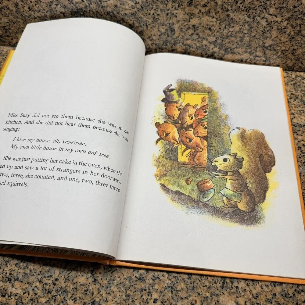 Vintage Miss Suzy Miriam Young Parents' Magazine HC 1964 Squirrel Picture Book